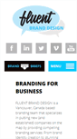 Mobile Screenshot of fluentbranddesign.com